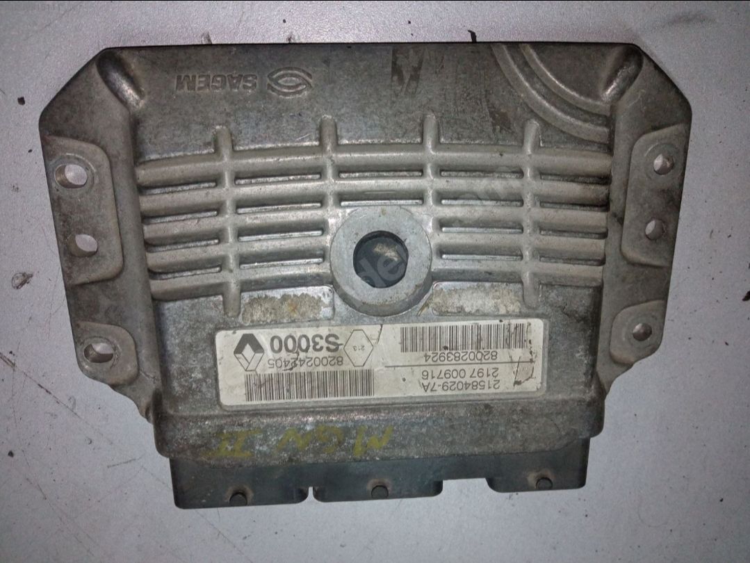 Renault Megane 2 1.6 16 valf motor beyni mevcuttur