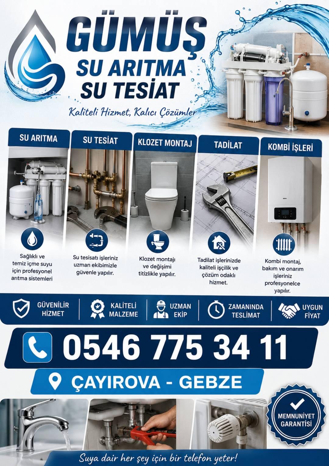 Su tesisat ustasıyım