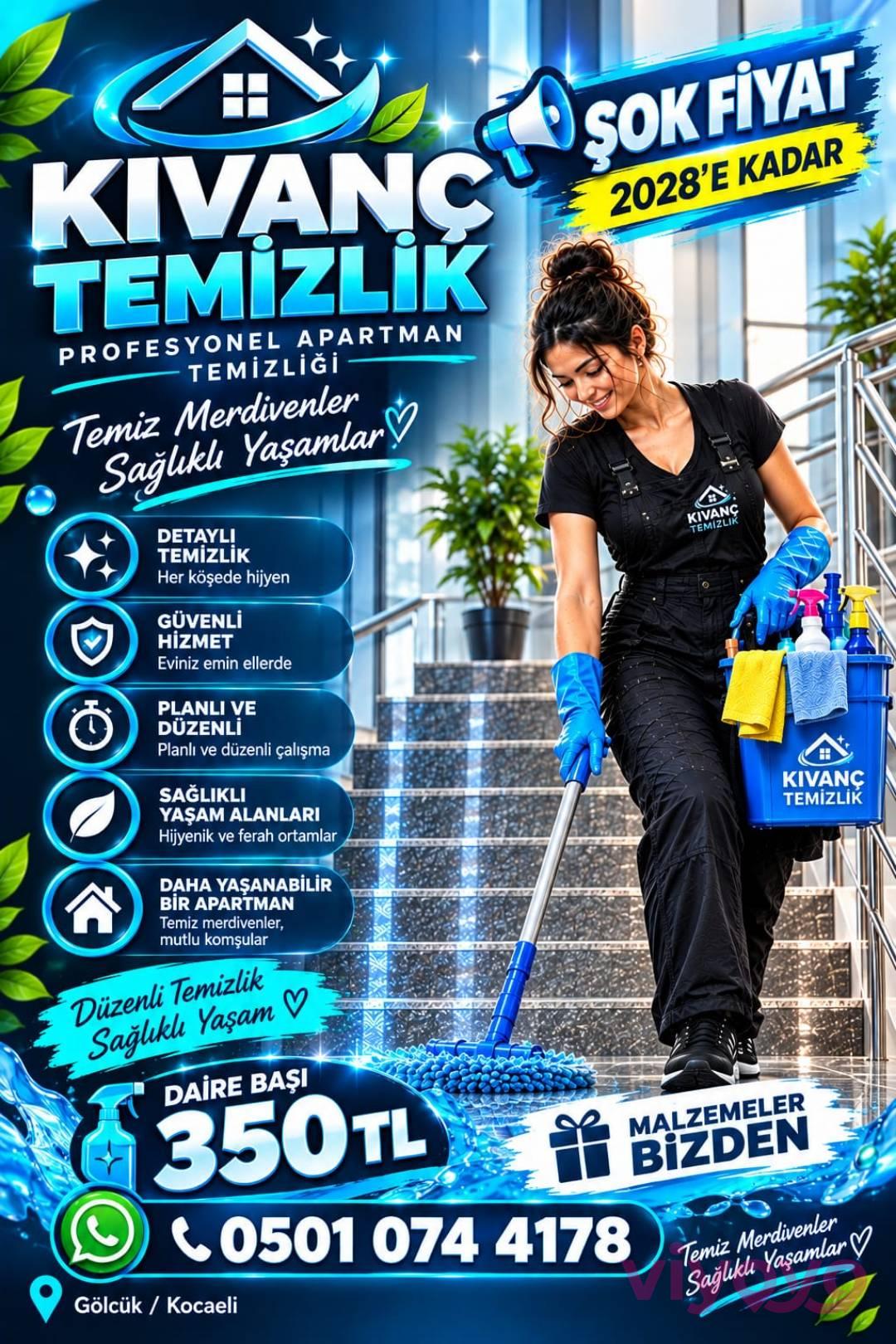 Ev ve merdiven temizliği yapılır